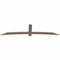 Ekena Millwork Bellingham Smooth Timber Gable Bracket, Douglas Fir, 108"W x 27"H x 1 1/2"D x 5 1/2"F, 6/12 Pitch GBW108X27X0206BEL00SDF - alternate 3